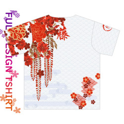 FullGraphic Tshirt - Tsubaki D15-A Fuji White