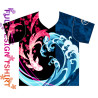FullGraphic Tshirt - Tsubaki D18-A Nami Blue